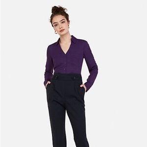NWT Express portofino shirt- purple